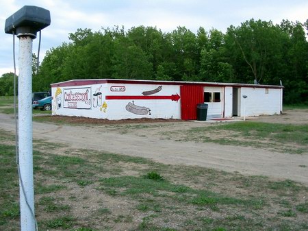 Hi-Way Drive-In Theatre - Snack Bar - Photo From Water Winter Wonderland (newer photo)